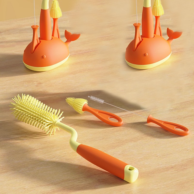 Baby Bottle Brush Manufacturer - High Quality 3-in-1 Eco-Friendly PP