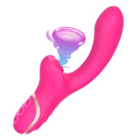 Aiersha 2 in 1 Powerful Clitoris Sucking Sex Vibrator G Spot Stimulator Vagina Dildo Vibrator for Women