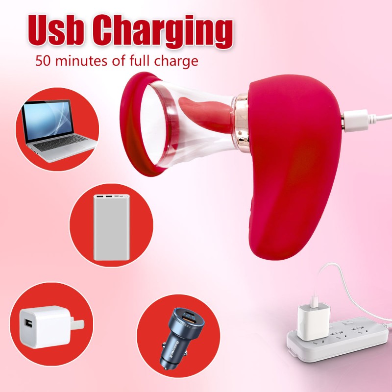 New Adult Sex Toys Licking Vibrator Smart Digital Display Clitoris Massager for Couples G-spot Vibrator