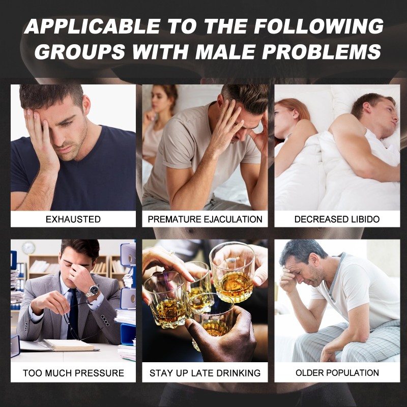 Googeer Peak Power Men's Body Supplement Drops Increase in Libido and Desire Increase in Satisfaction Enhanced Hardness Length