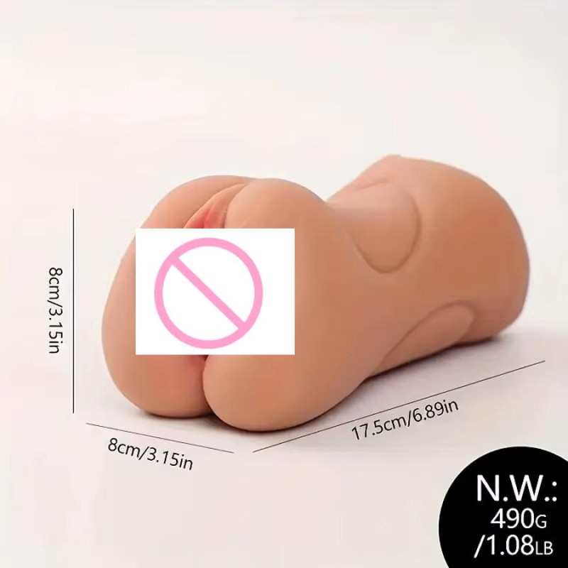 3-in-1 Male Masturbator with Realistic Mouth Tight Tunnel Pussy Deep Throat Adult Sex Toy for Intense Pleasure