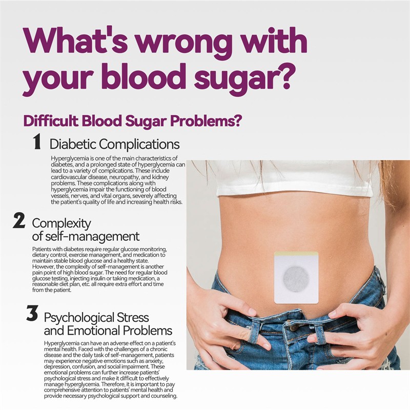Ximonth 30pcs Sugar Regulating Patches Blood Suger Levels Regulating Glucose Production Reducing Overall Health Enhancing Patch
