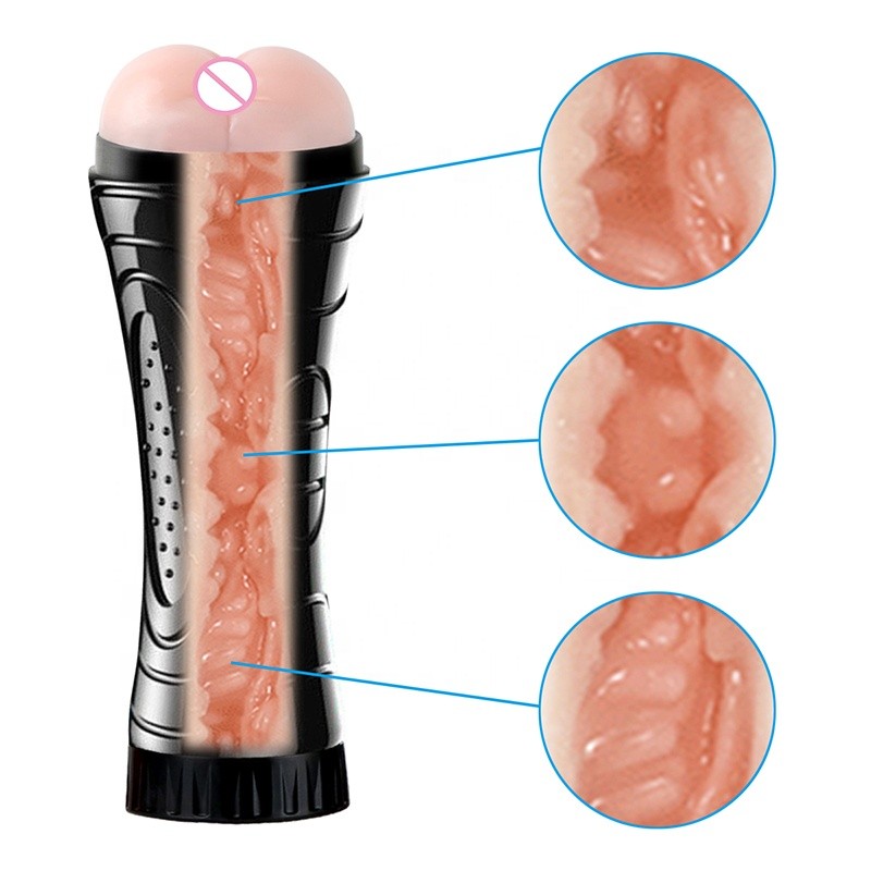 BlueRabbit Wholesale Sex Toys for Men Reusable Vacuum Pocket Anal Mouth Soft Pussy Masturbator for Man Vagina