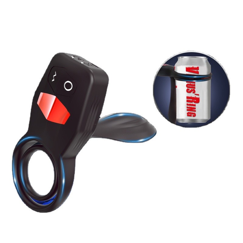 Men's Adult Butterfly Design Cock Ring Vibrator Delay Ejaculation Adult Sex Toy Rubber Male Products