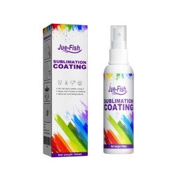 Jue Fish Hot Sale Clothing Stamping Durable Stain Resistant Color Developing Multi Purpose Sublimation Coating Spray