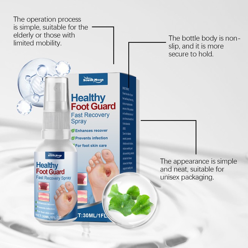 Wholesale South Moon Deep Nourishing Lasting Moisturizing Refreshing and Comfortable Foot Health Massage Spray