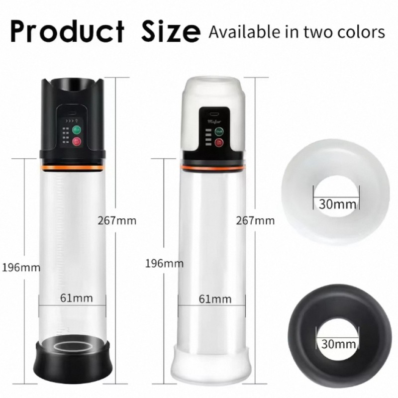 Electric Multi Frequency  Enlargement Vaccum Pump One Set for Men's Masturbation Suction Airplane Masturbation Cup