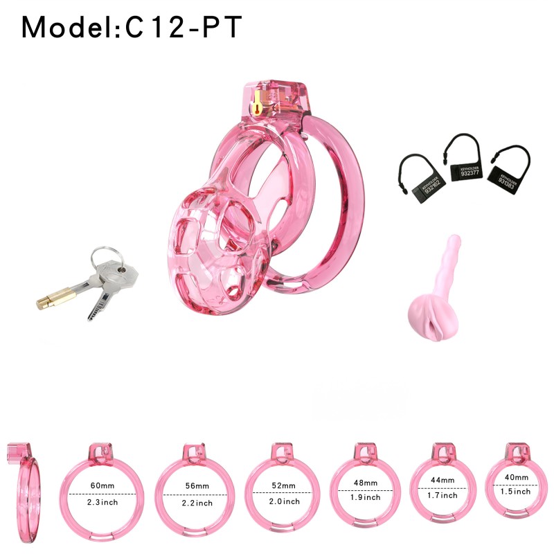 Soft Rubber Adult Sex Toys Cobra Male Chastity Cage Men BDSM Bondage Gear with 6 Sizes Rings Soft Rubber Cock Cage