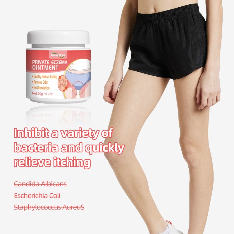 South Moon Eczema Ointment Remove Odor Anti-itch Herbal Cream Private Eczema Treatment Herbal Cream Genital Care Ointment