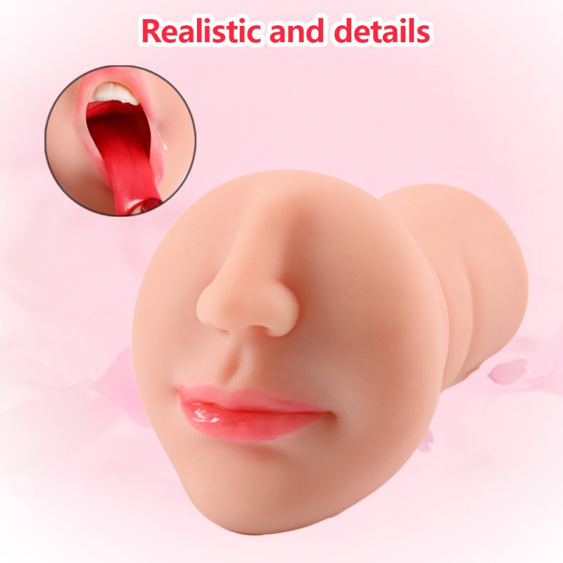 Lijoin Oral Sex Masturbator  Sex Toys for Men  Hot Selling Two Openings  Perfect Size Pocket Pusy  Masturbator