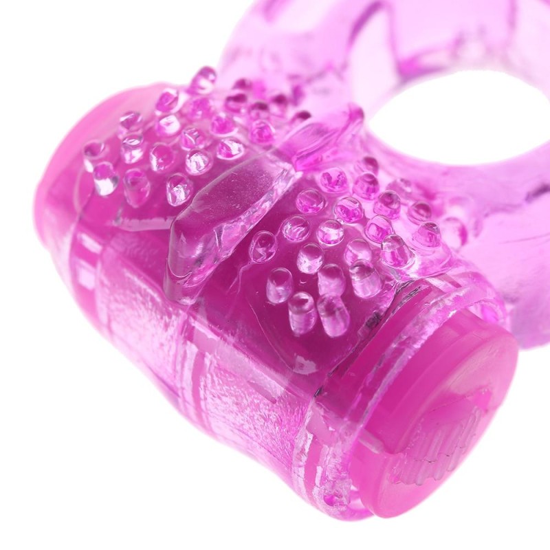 Cock Penis Ring Vibrator Silicone Rubber Male Products Strong Vibration Delay Ejaculation Cock Ring for Men Adult Sex Toy