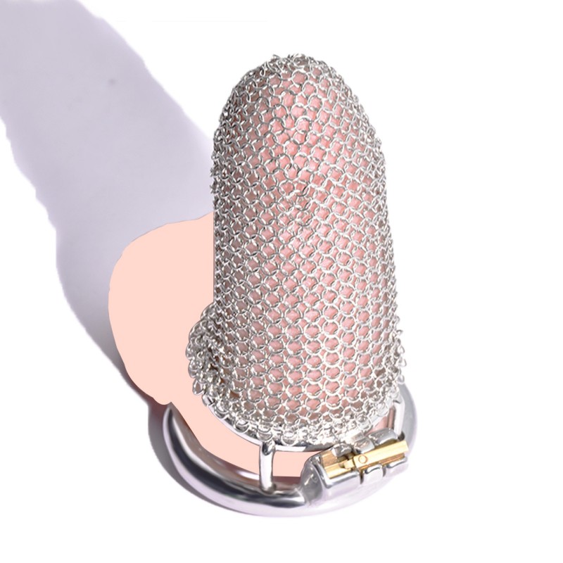 New Product Mesh Metal Soft Armor Men's Stainless Steel Penis