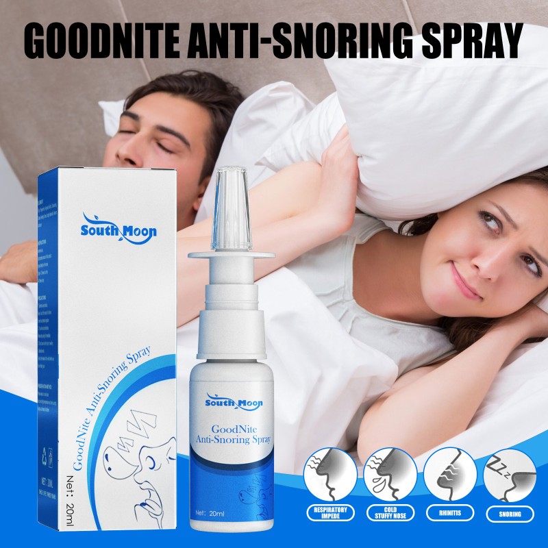 South Moon Anti Snoring Spray Nasal Congestion Runny Nose Nose Itchy Spray Allergic Sneeze Care Spray Relieve Nasal Allergy