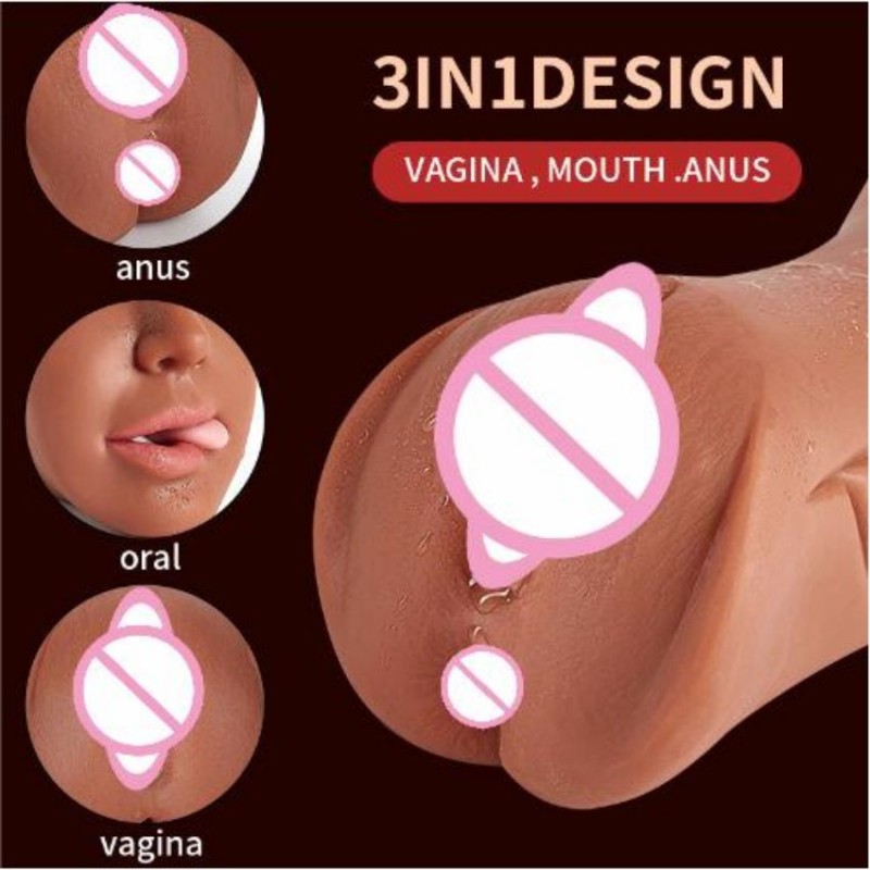 Hot Sale Male Masturbators Pocket Pussy Soft Touch Feeling Easy to Clean Elastic Realistic Oral Sex Toys for Men