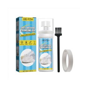 Jue Fish Little White Shoe Cleaner Wash Free Shoes Whitening Cleansing Gel for Sneaker