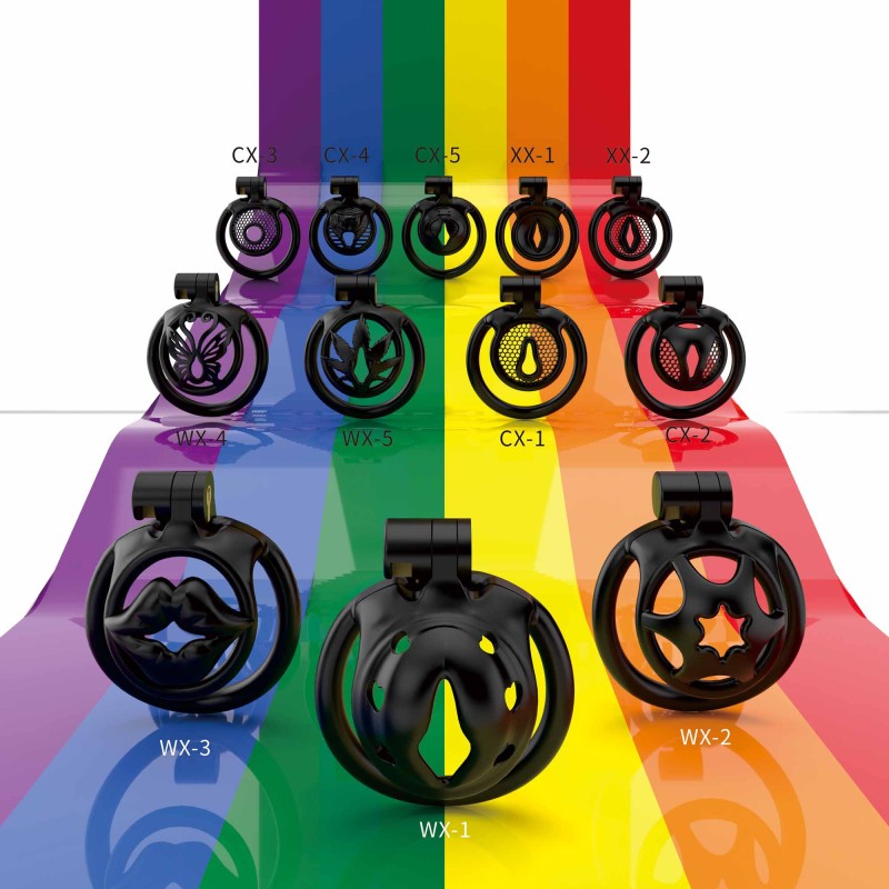 Mini Lightweight with 5 Sizes Penis Ring Man Sextoys Bdsm Small Cock Cage Male Sex Toys Chastity Device