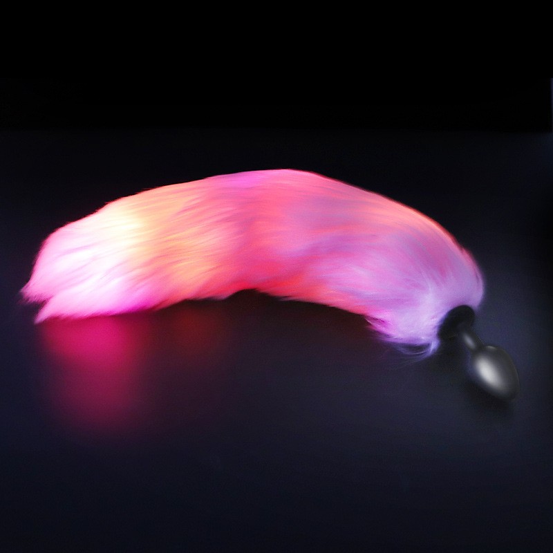 Sex Toys - Metal Glowing Tail Anal Plug, Alternative and Stimulating Adult Sex Toys