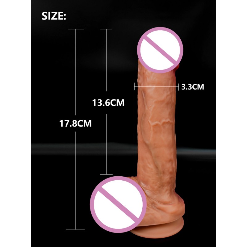 Sex Toy Super Soft Delay Ejaculation Male Cock Realistic Dildo Condoms Reusable Thick Silicone Large Penis Cover Extender Sleeve