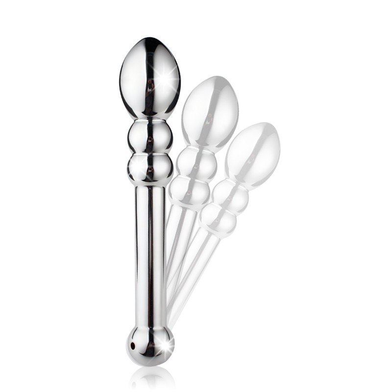 Metal Double Ended Anal Plug  Anal Appliance for Men and Women