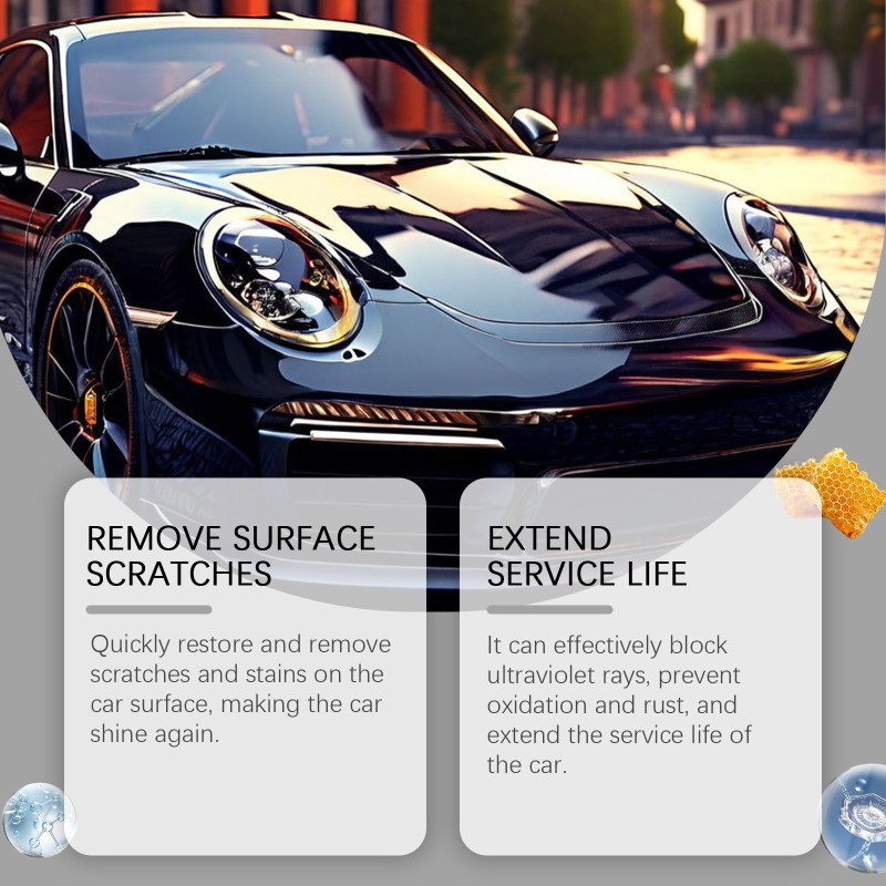 Car Scratch Repair Wax, Car Paint Polishing and Waxing, Paint Surface Scratch Maintenance and Refurbishment Care Wax