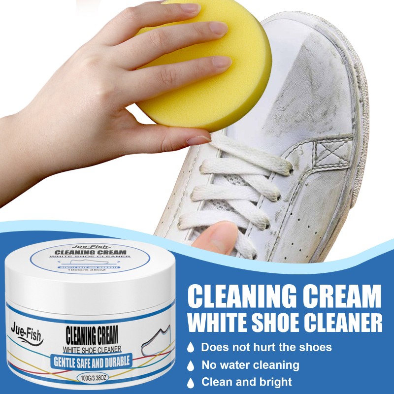 Jue Fish Washing-free Balm Deep Cleaning Sneakers Shoes Balm White Shoes Instant Cleaner Cream Kit