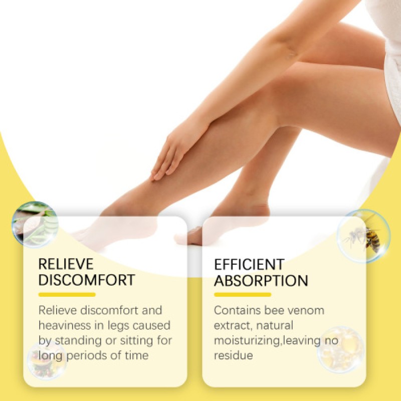 Ximonth Wholesale Private Label 20g Leg Treatment Cream Daily Gentle Relief Leg Discomfort Leg Massage Treatment Cream