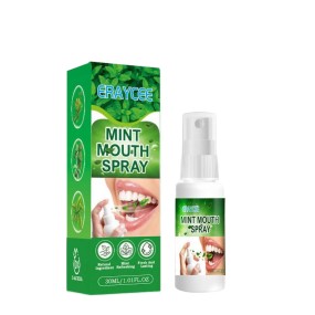Popular ERAYCEE Natural Ingredients 0 Alcohol Bad Breath Removal Reduce Odor Mint Mouth Spray