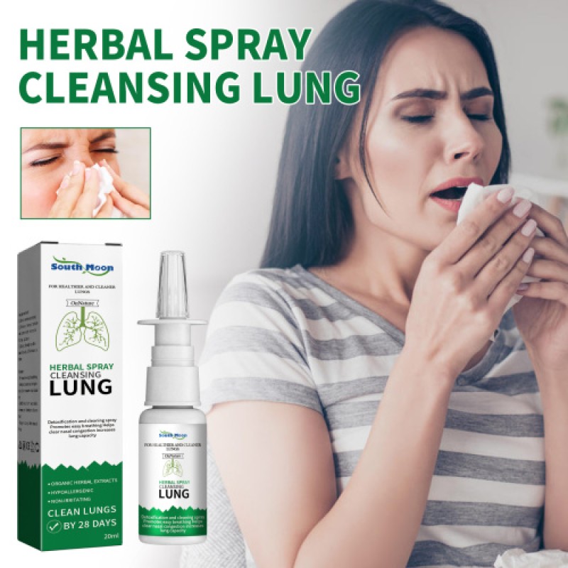 South Moon Herbal Spray Lung  Nasal Cleansing Treatment for Runny Nose Discomfort