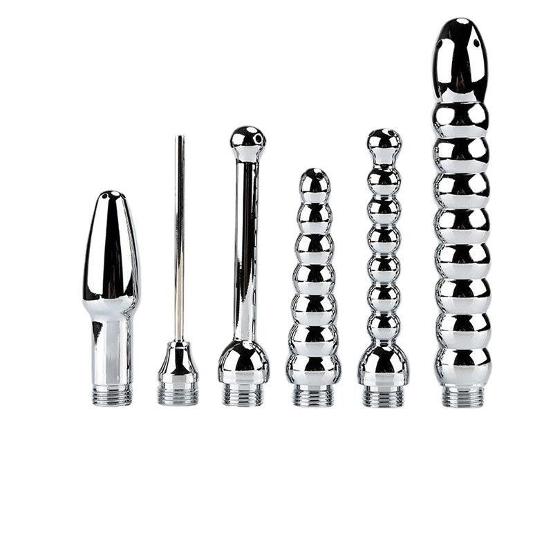Adult Sex Toy Vaginal Metal Irrigator, Vaginal Bead, G-spot Cleaning, Enema, and Women's Washing Tool