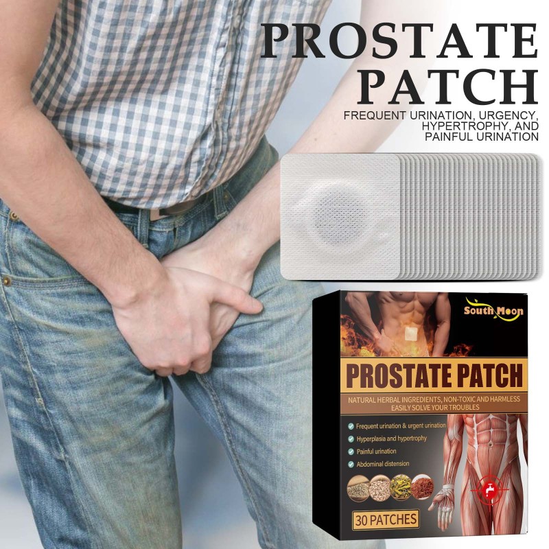 South Moon Prostatic Navel Plaster Natural Relieve Urinary Plaster Prostate Treatment Herbal Prostate Cushion Male Health Patch