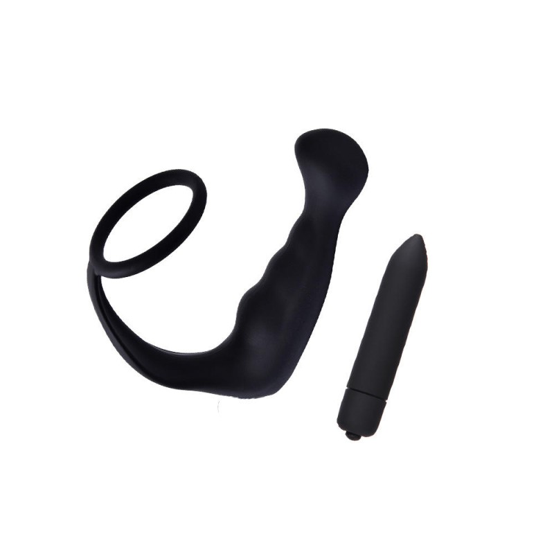Men's Prostate Vibrator Frequency Conversion Massager Wearable Silicone Anal Plug Adult Sex Toy