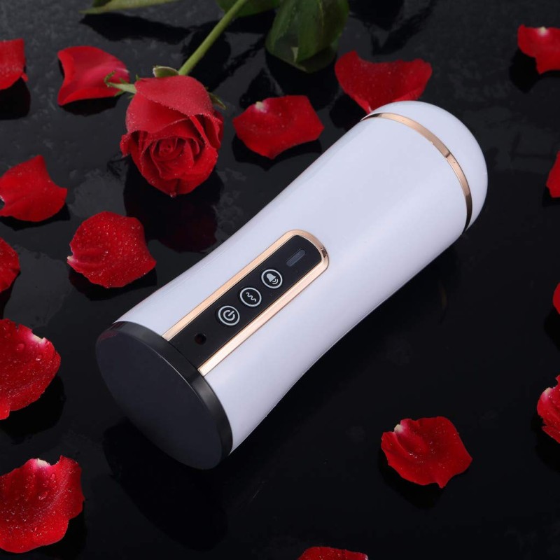 Voice Vibrating Electric Male Masturbator Cup Deep Throat Silicone 3D Realistic Pocket Pussy Oral Sex Toy for Man Masturbation