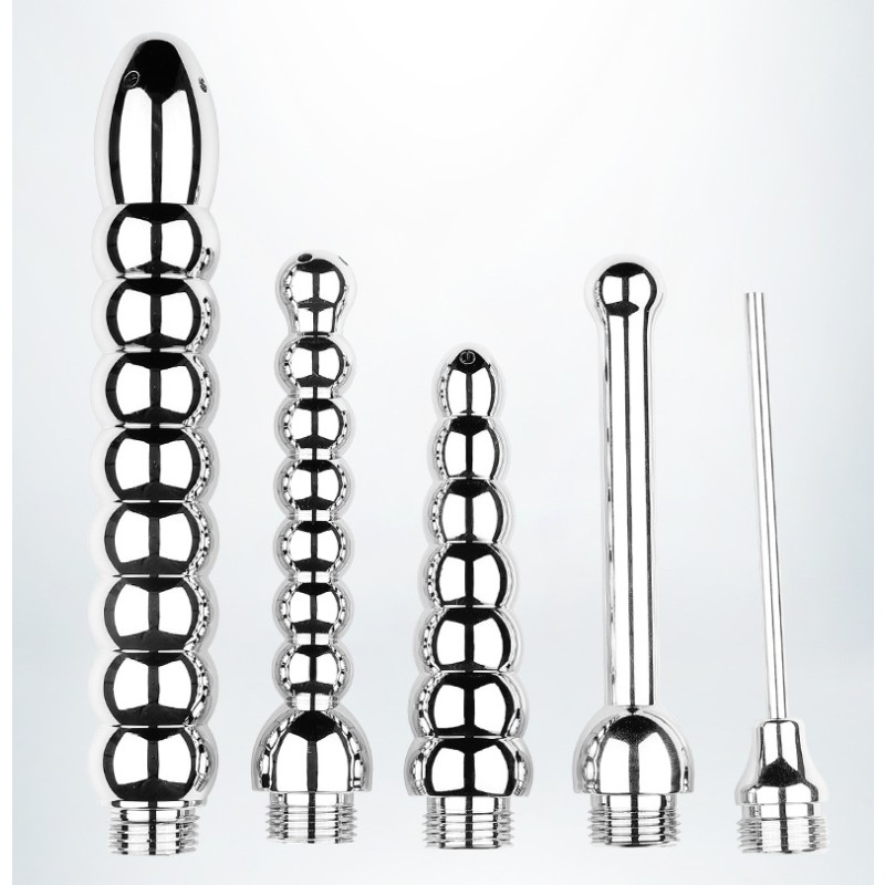 Adult Sex Toy Vaginal Metal Irrigator, Vaginal Bead, G-spot Cleaning, Enema, and Women's Washing Tool
