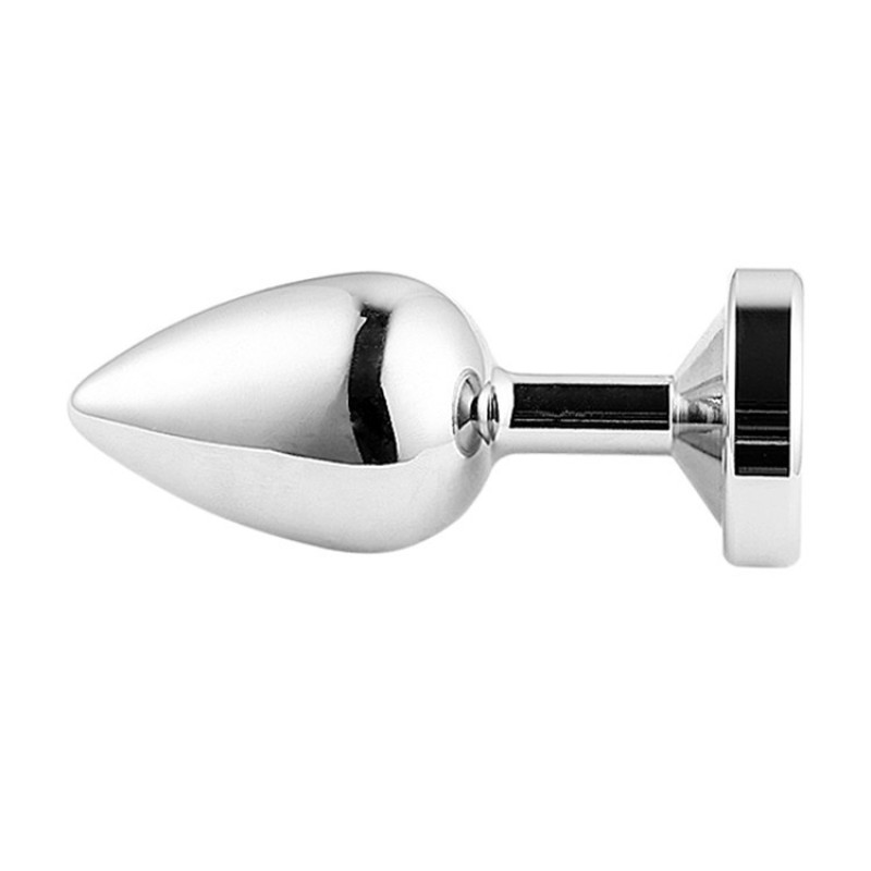 Bullet Head Anal Plug rainbow Light Emitting Metal Anal Plug Expansion Adult Products  Sex Toys