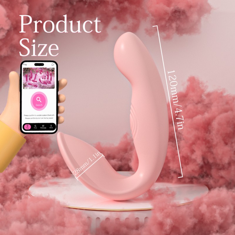 Best-Selling OEM/ODM App Control Dual Stimulator Multi-Platform Vibrating G-Spot Clitoris Vaginal Vibrators Factory Price