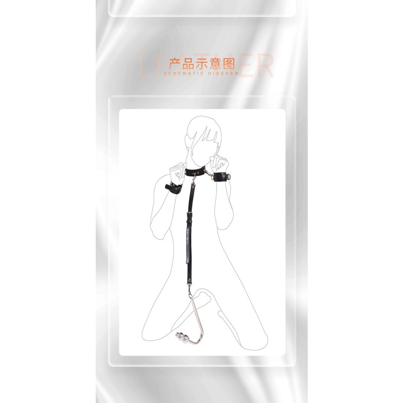 SM Alternative Sex Set Binding Collar Male and Female Couple Adult Products