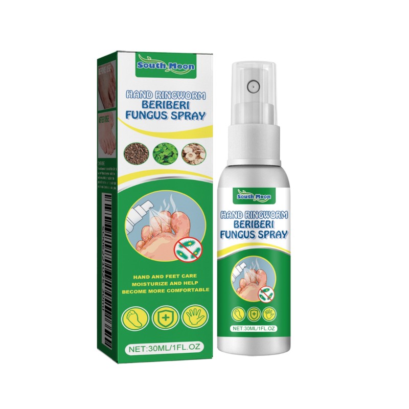 South Moon Gentle Herbal Formula Antifungal Hand and Foot Care Spray 30ML for Ringworm Beriberi Fungus Treatment