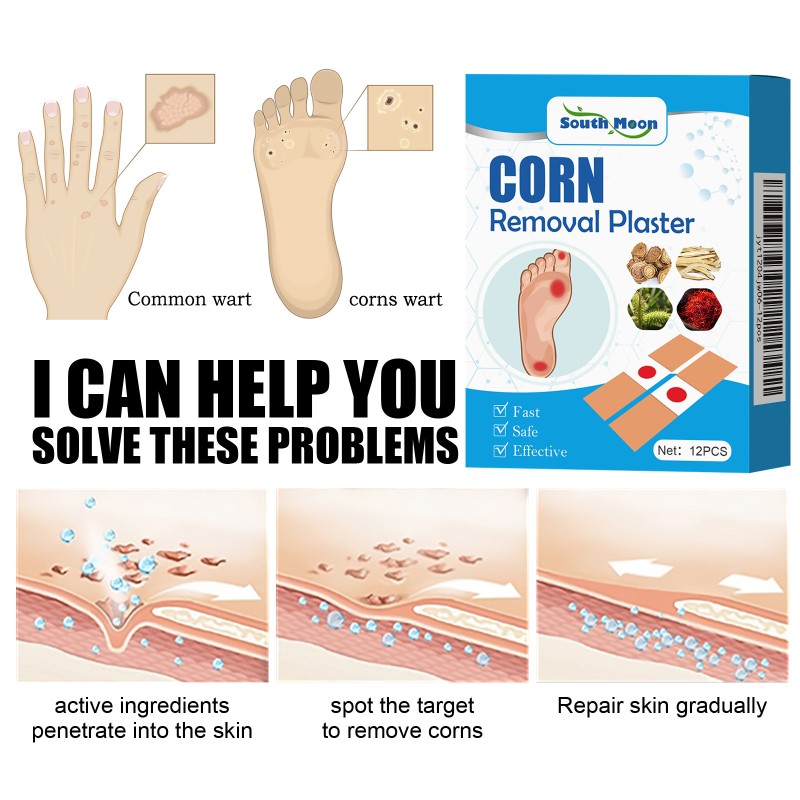 South Moon Foot Care Patch Gently Cleans the Dead Skin on the Foot and Cares for Discomfort Daily Body Care Patch