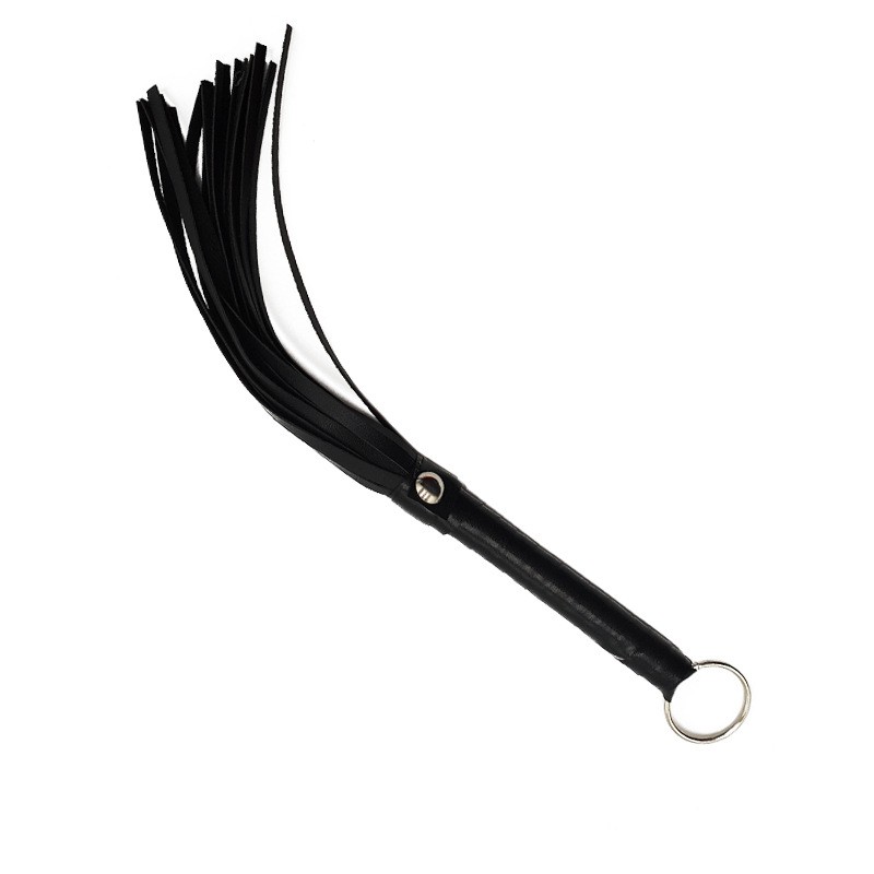 Leather Fun Whip SM Whip Props Adult Sex Products