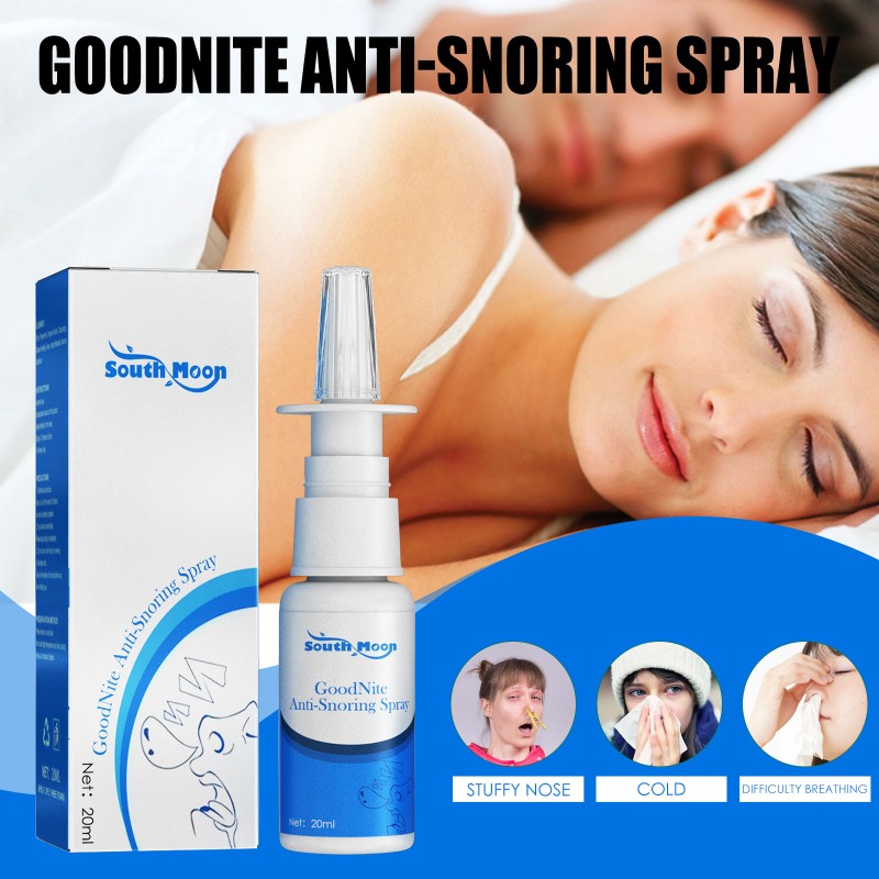 South Moon Anti Snoring Spray Nasal Congestion Runny Nose Nose Itchy Spray Allergic Sneeze Care Spray Relieve Nasal Allergy