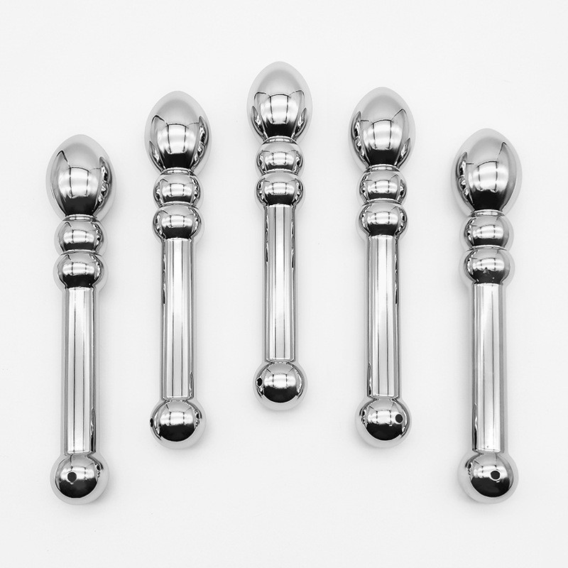 Metal Double Ended Anal Plug  Anal Appliance for Men and Women