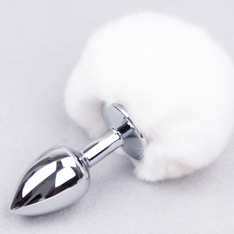 Fox  Cat  Dog  Rabbit Tail  Hairy Ball  Anal Plug  Harem  Female Metal Anal Plug
