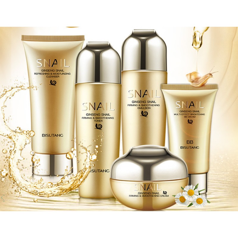 Skin Care Set Supplier - Hotselling Red Ginseng Snail Firming Moisturizing