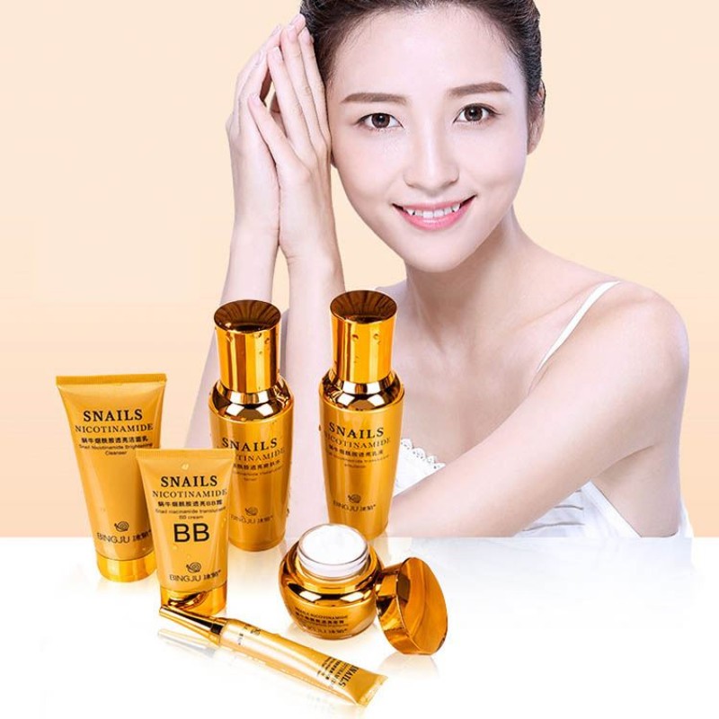 Skincare Set Factory - OEM Professional Brightening Anti Aging Snail