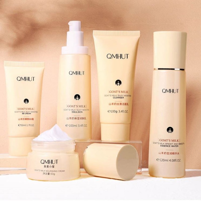 Skin Care Set Factory - Goat Milk Facial Anti Aging Repair Whitening