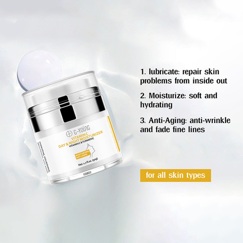 Face Cream Supplier - Custom Logo Retinol Turmeric Anti Aging Whitening