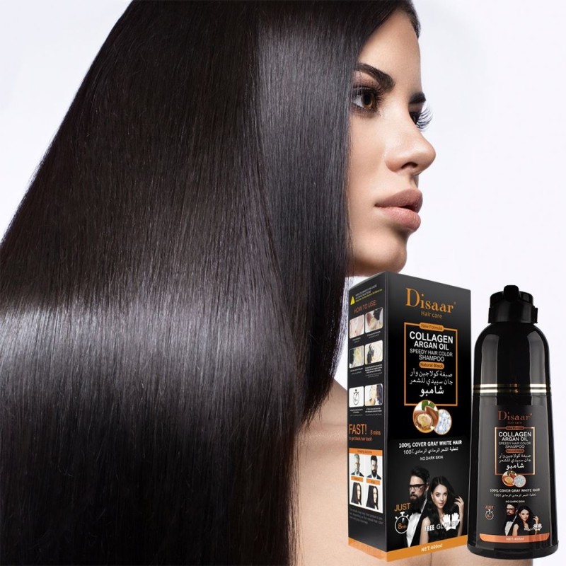 Hair Color Shampoo Manufacturer - Argan Oil Speedy Color Cover Gray