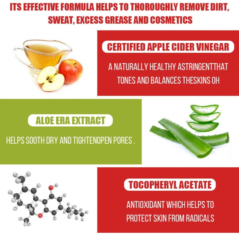 Face Wash Supplier - With Brush Apple Cider Vinegar Foaming 150ml