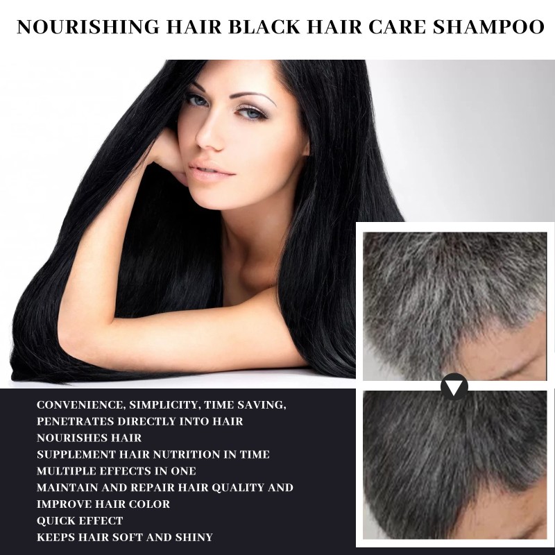 Hair Dye Shampoo Supplier - Argan Oil Nature Darkening Cover Gray