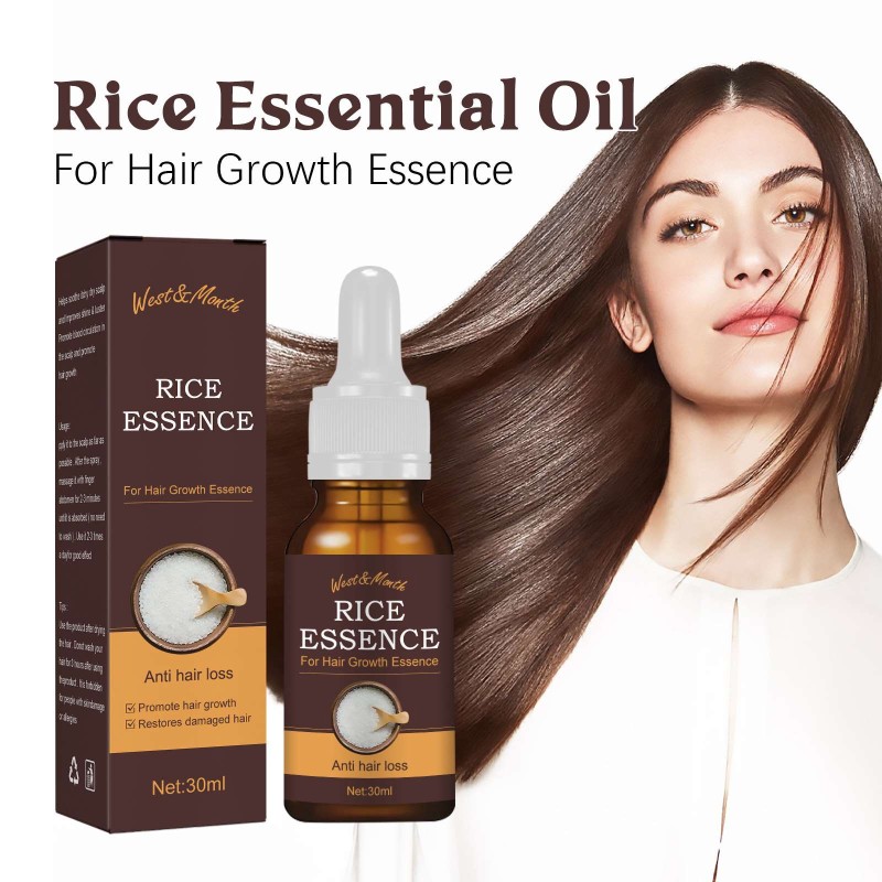 Hair Treatment Oil Factory - West&Month Nourishing Dense Growth Rice